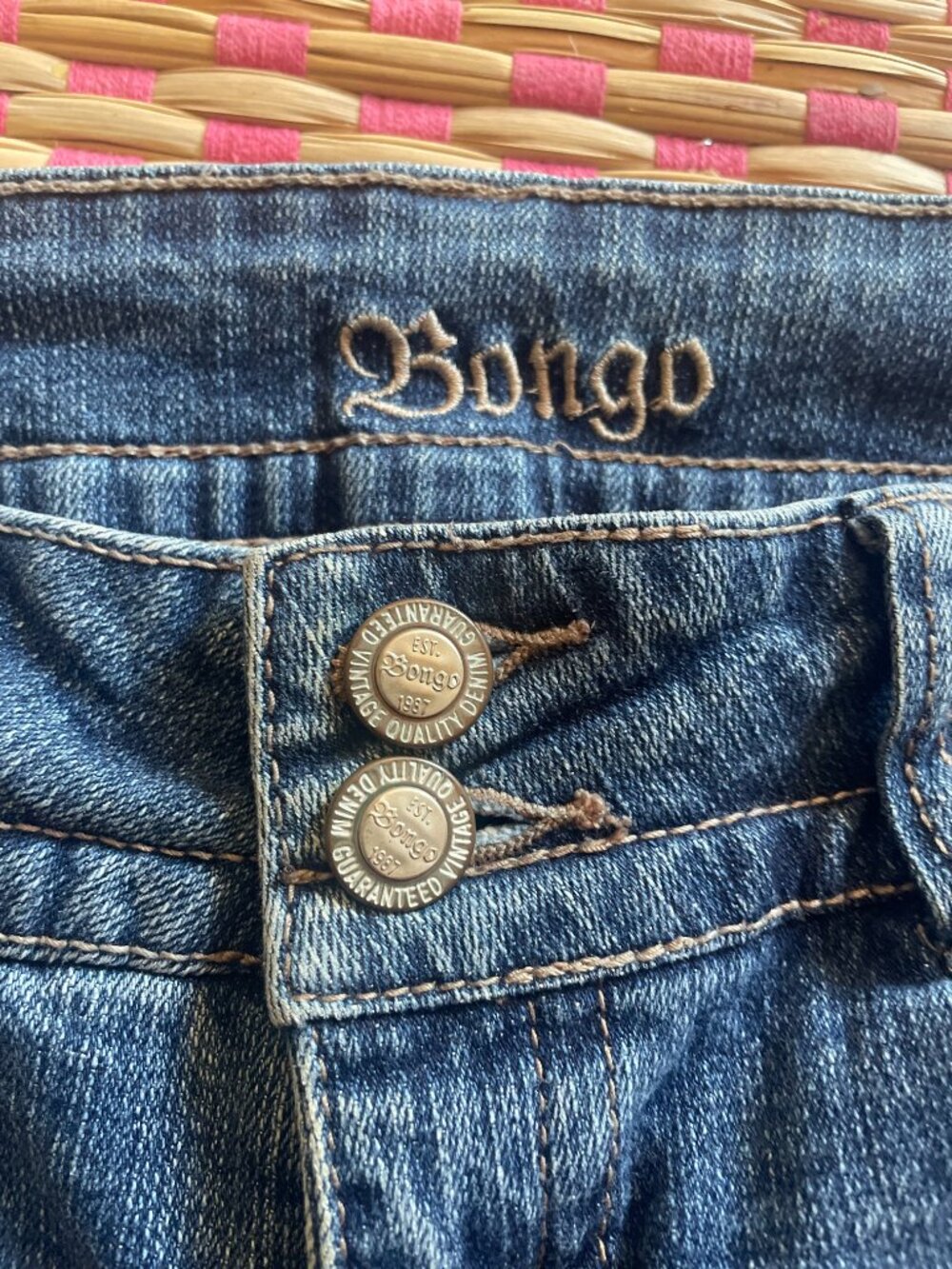Low Rise Jean Shorts - Picture 2 of 3